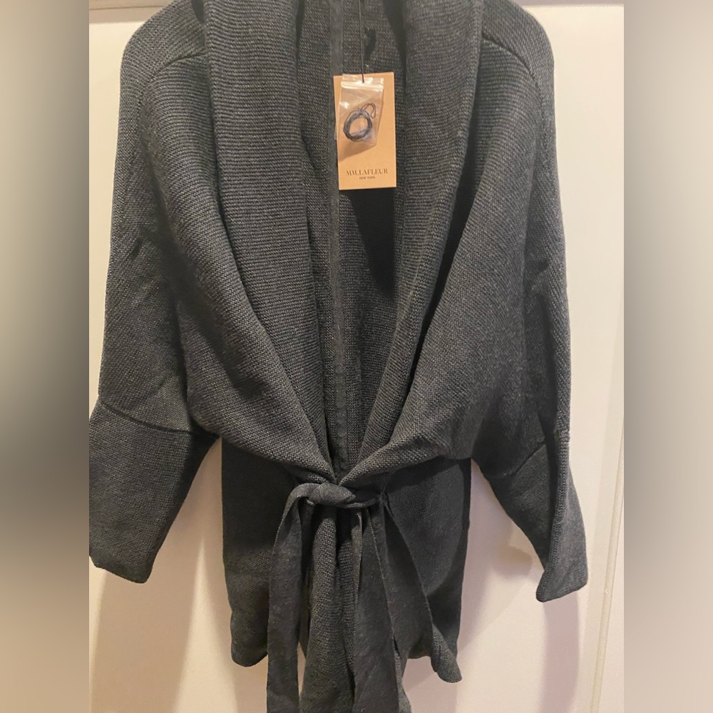 COPY - MM.LAFleur Morandi wrap sweater.